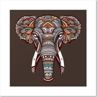 Tribal Elephant Posters and Art